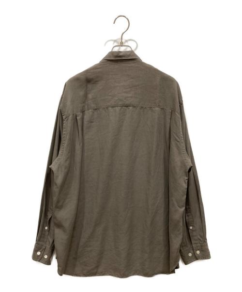 STEVEN ALAN（スティーブンアラン）STEVEN ALAN (スティーブンアラン) スラブ レギュラーカラー シャツ カーキ サイズ:SIZE Lの古着・服飾アイテム