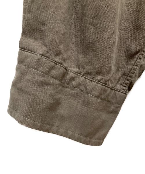 STEVEN ALAN（スティーブンアラン）STEVEN ALAN (スティーブンアラン) スラブ レギュラーカラー シャツ カーキ サイズ:SIZE Lの古着・服飾アイテム