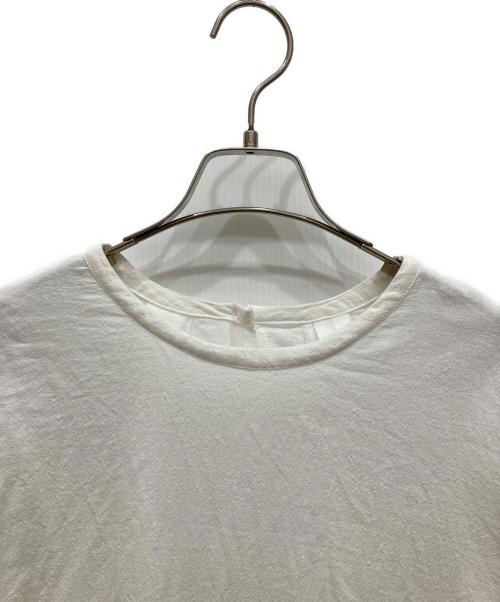 KAGURE（カグレ）kagure (カグレ) コットンリネンクルーネックシャツ ホワイト サイズ:SIZE Freeの古着・服飾アイテム