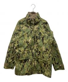 U'S NAVY（ユーエスネイビー）の古着「デジタルカモフーデッドジャケッ」｜オリーブ
