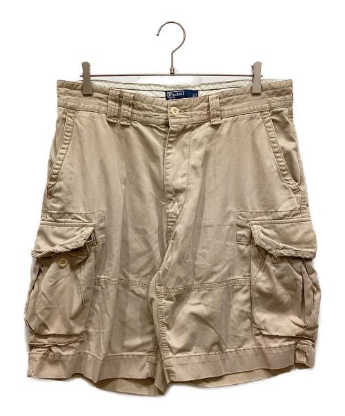 POLO RALPH LAUREN（ポロ・ラルフローレン）POLO RALPH LAUREN (ポロ・ラルフローレン) カーゴショートパンツ ベージュ サイズ:SIZE 35の古着・服飾アイテム