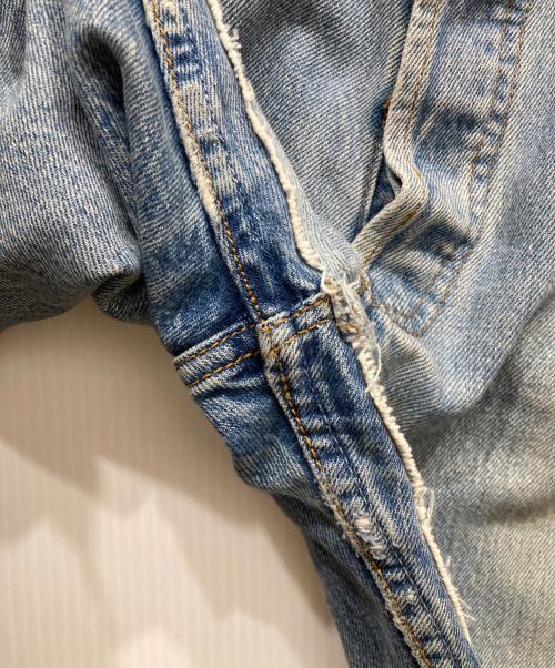 BALENCIAGA（バレンシアガ）BALENCIAGA (バレンシアガ) Recycled Slip Patch Jeans インディゴ サイズ:SIZE XLの古着・服飾アイテム