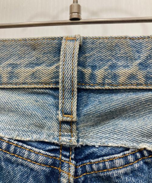 BALENCIAGA（バレンシアガ）BALENCIAGA (バレンシアガ) Recycled Slip Patch Jeans インディゴ サイズ:SIZE XLの古着・服飾アイテム