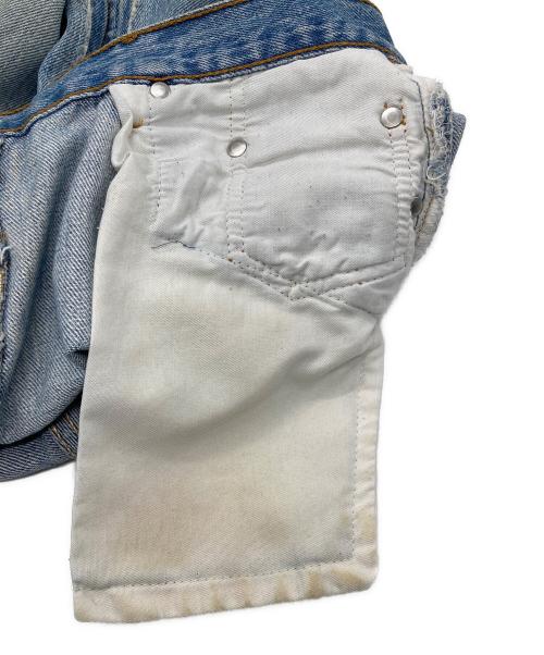 BALENCIAGA（バレンシアガ）BALENCIAGA (バレンシアガ) Recycled Slip Patch Jeans インディゴ サイズ:SIZE XLの古着・服飾アイテム