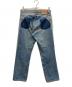 BALENCIAGA (バレンシアガ) Recycled Slip Patch Jeans インディゴ サイズ:SIZE XL：28000円