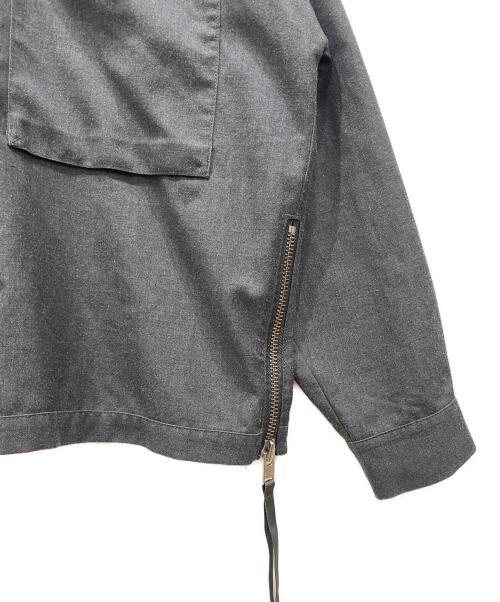 STAMPD（スタンプド）STAMPD (スタンプド) Berlin Button Up Shir グレー サイズ:SIZE Mの古着・服飾アイテム