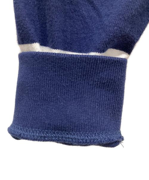 POLO RALPH LAUREN（ポロ・ラルフローレン）POLO RALPH LAUREN (ポロ・ラルフローレン) ロゴ刺繍ラガーシャツ ネイビー×ホワイト サイズ:SIZE Mの古着・服飾アイテム