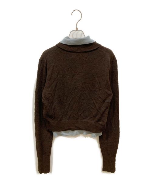TODAYFUL（トゥデイフル）TODAYFUL (トゥデイフル) ニットポロシャツ ブルー サイズ:SIZE Freeの古着・服飾アイテム