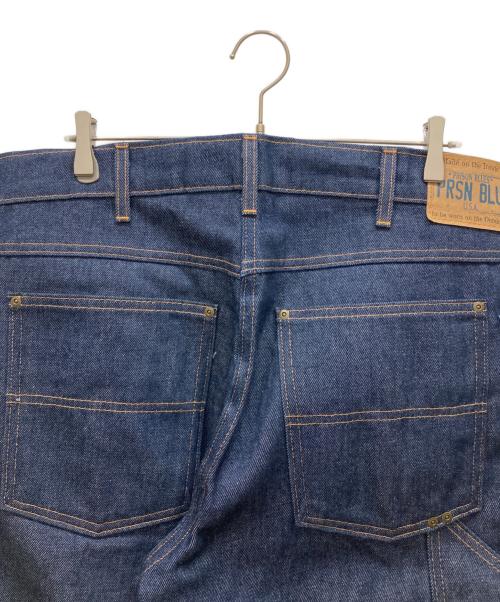 PRSN BLU（プリズンブルース）PRSN BLU (プリズンブルース) リジットダブルニーデニムパンツ インディゴ サイズ:SIZE 91cm (W36)の古着・服飾アイテム