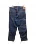PRSN BLU (プリズンブルース) リジットダブルニーデニムパンツ インディゴ サイズ:SIZE 91cm (W36)：8000円