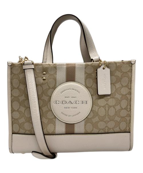COACH（コーチ）COACH (コーチ) 2WAYバッグ ベージュの古着・服飾アイテム