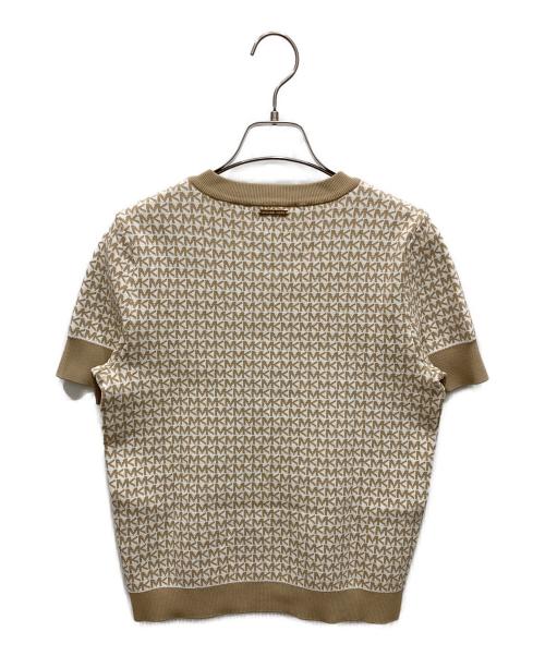 MICHAEL KORS（マイケルコース）MICHAEL KORS (マイケルコース) 半袖ニット ベージュ サイズ:SIZE Sの古着・服飾アイテム
