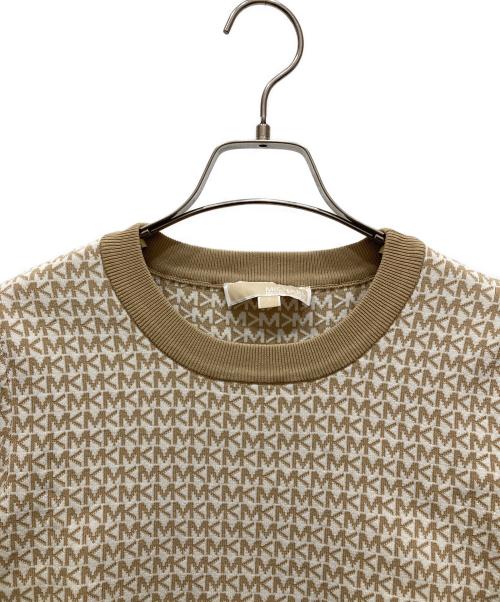 MICHAEL KORS（マイケルコース）MICHAEL KORS (マイケルコース) 半袖ニット ベージュ サイズ:SIZE Sの古着・服飾アイテム