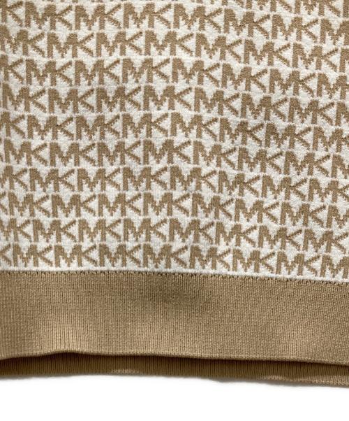 MICHAEL KORS（マイケルコース）MICHAEL KORS (マイケルコース) 半袖ニット ベージュ サイズ:SIZE Sの古着・服飾アイテム