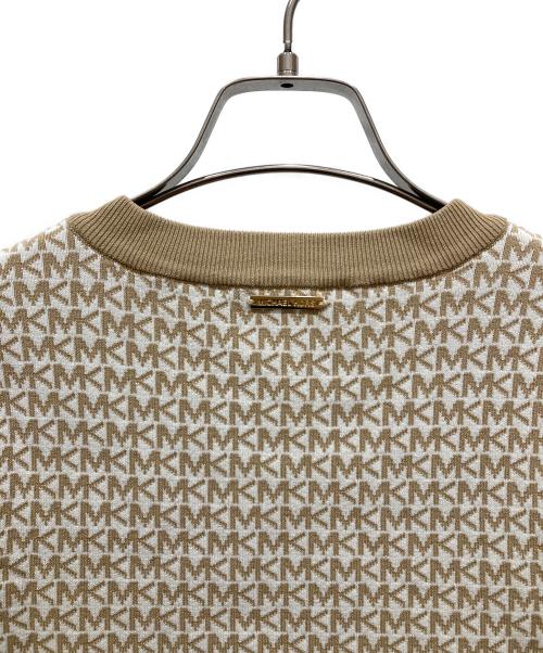 MICHAEL KORS（マイケルコース）MICHAEL KORS (マイケルコース) 半袖ニット ベージュ サイズ:SIZE Sの古着・服飾アイテム