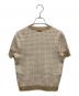 MICHAEL KORS (マイケルコース) 半袖ニット ベージュ サイズ:SIZE S：4500円
