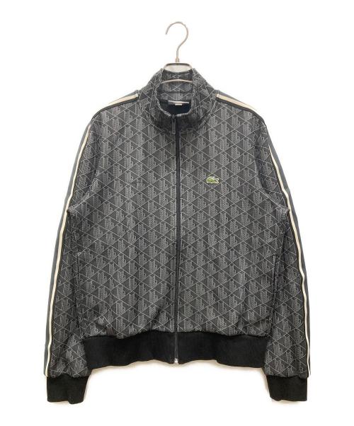 LACOSTE（ラコステ）LACOSTE (ラコステ) モノグラムジャカードトラックジャケット ブラック サイズ:SIZE 5の古着・服飾アイテム