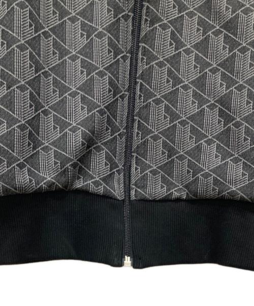 LACOSTE（ラコステ）LACOSTE (ラコステ) モノグラムジャカードトラックジャケット ブラック サイズ:SIZE 5の古着・服飾アイテム