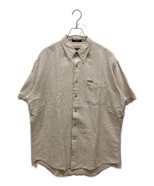 CHAPS RALPH LAUREN（チャップス ラルフローレン）CHAPS RALPH LAUREN (チャップス ラルフローレン) リネン混シャツ アイボリー サイズ:SIZE Lの古着・服飾アイテム