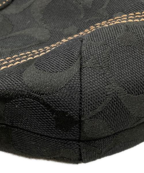 COACH（コーチ）COACH (コーチ) ハンドバッグ　シグネチャー ブラックの古着・服飾アイテム