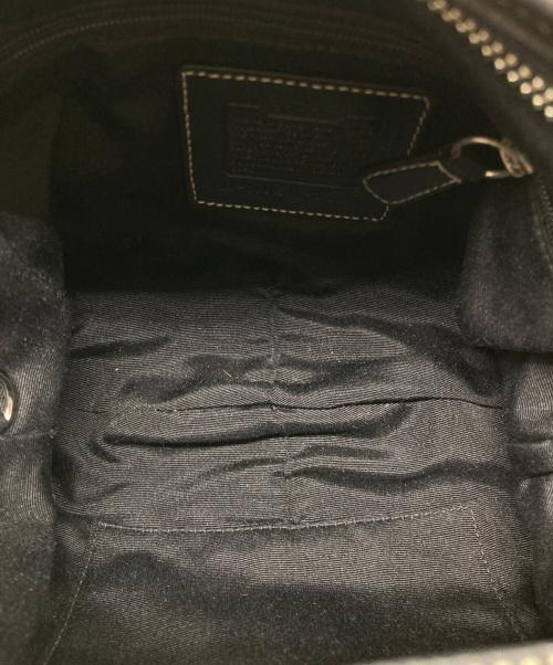 COACH（コーチ）COACH (コーチ) ハンドバッグ　シグネチャー ブラックの古着・服飾アイテム