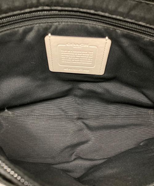 COACH（コーチ）COACH (コーチ) ショルダーバッグ ベージュ×ブラックの古着・服飾アイテム