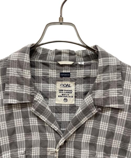 nanamica（ナナミカ）nanamica (ナナミカ) Palaka Check Shirt グレー サイズ:Ⅿ 未使用品の古着・服飾アイテム
