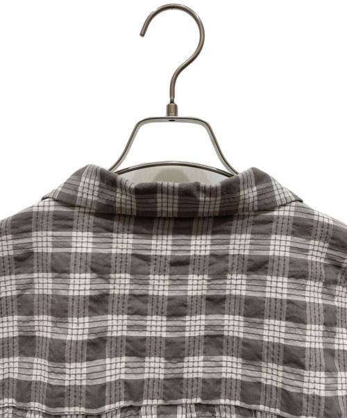 nanamica（ナナミカ）nanamica (ナナミカ) Palaka Check Shirt グレー サイズ:Ⅿ 未使用品の古着・服飾アイテム