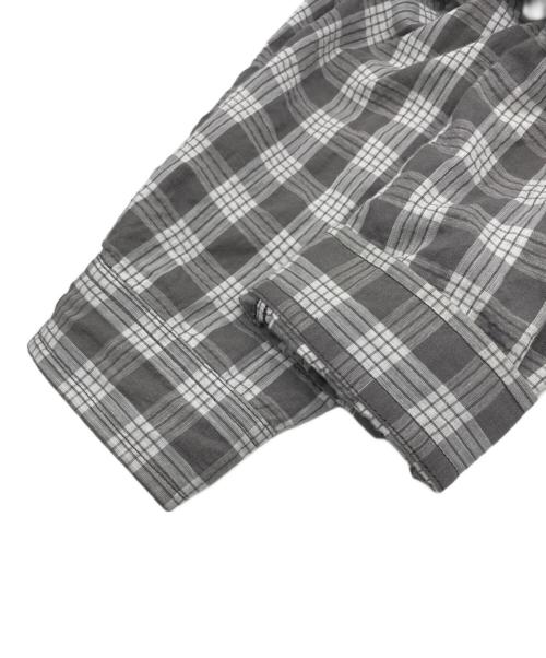 nanamica（ナナミカ）nanamica (ナナミカ) Palaka Check Shirt グレー サイズ:Ⅿ 未使用品の古着・服飾アイテム