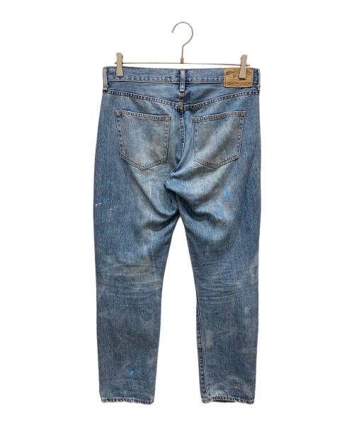 POLO RALPH LAUREN（ポロ・ラルフローレン）POLO RALPH LAUREN (ポロ・ラルフローレン) ペイント加工デニムパンツ インディゴ サイズ:SIZE 27の古着・服飾アイテム