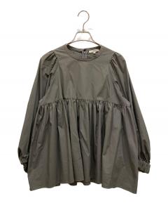 中古・古着通販】YORI (ヨリ) 高密度ストレッチフレアブラウス