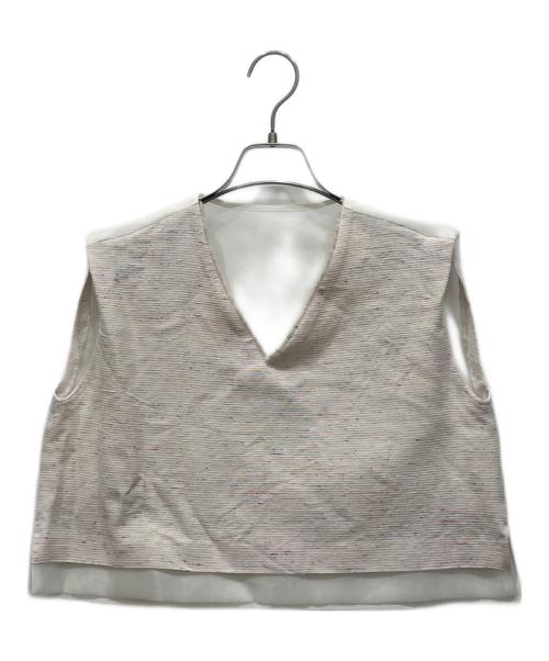 yori shirocon（ヨリ シロコン）yori shirocon (ヨリ シロコン) milkyカラーセーラージレ ベージュ サイズ:SIZE 34の古着・服飾アイテム