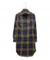 Vivienne Westwood（ヴィヴィアンウエストウッド）の古着「チェックシャツワンピース」｜ネイビー×イエロー