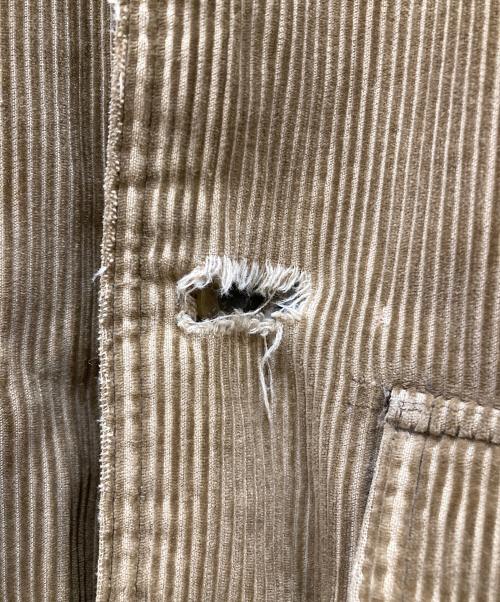 CHAPS（チャップス）CHAPS (チャップス) 襟レザーコーデュロイジャケット ブラウン サイズ:SIZE XLの古着・服飾アイテム
