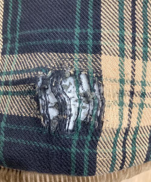 CHAPS（チャップス）CHAPS (チャップス) 襟レザーコーデュロイジャケット ブラウン サイズ:SIZE XLの古着・服飾アイテム