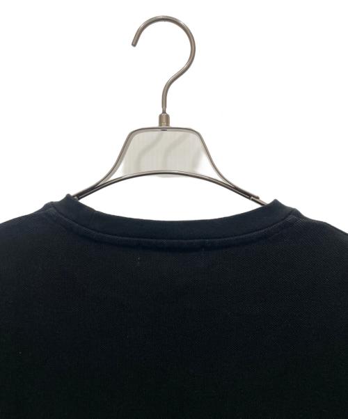 Graphpaper（グラフペーパー）Graphpaper (グラフペーパー) 別注Cotton Pique Jersey Crew Neck Tee ブラック サイズ:FREEの古着・服飾アイテム