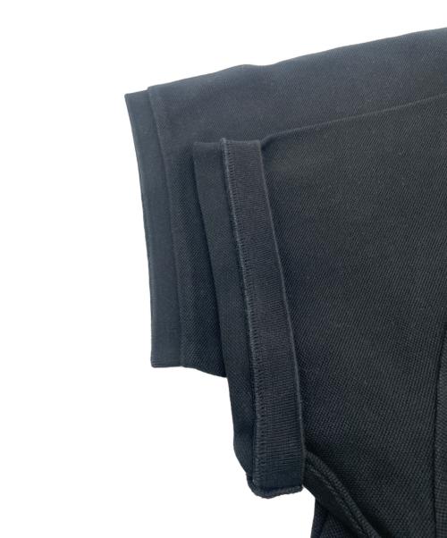 Graphpaper（グラフペーパー）Graphpaper (グラフペーパー) 別注Cotton Pique Jersey Crew Neck Tee ブラック サイズ:FREEの古着・服飾アイテム