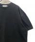 中古・古着 Graphpaper (グラフペーパー) 別注Cotton Pique Jersey Crew Neck Tee ブラック サイズ:FREE：7000円