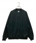 blurhms ROOTSTOCKブラームスルーツストック）の古着「Soft&Hard Sweatt Snap Carrdiigan」｜ブラック