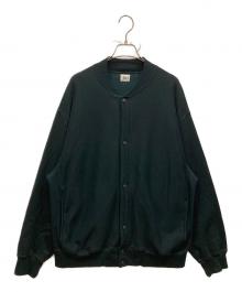 blurhms ROOTSTOCK（ブラームスルーツストック）の古着「Soft&Hard Sweatt Snap Carrdiigan」｜ブラック