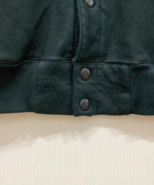 blurhms ROOTSTOCK（ブラームスルーツストック）blurhms ROOTSTOCK (ブラームスルーツストック) Soft&Hard Sweatt Snap Carrdiigan ブラック サイズ:SIZE 2の古着・服飾アイテム