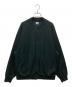 blurhms ROOTSTOCK（ブラームスルーツストック）の古着「Soft&Hard Sweatt Snap Carrdiigan」｜ブラック