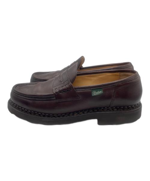 PARABOOT（パラブーツ）PARABOOT (パラブーツ) REIMS コインローファー ブラウン サイズ:7 1/2の古着・服飾アイテム