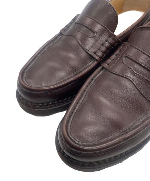 PARABOOT（パラブーツ）PARABOOT (パラブーツ) REIMS コインローファー ブラウン サイズ:7 1/2の古着・服飾アイテム