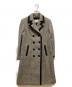 MaxMara（マックスマーラ）の古着「アルパカ混パイピングシャギーコート」｜グレー
