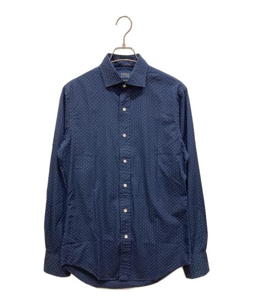 POLO RALPH LAUREN（ポロ・ラルフローレン）POLO RALPH LAUREN (ポロ・ラルフローレン) ドット柄シャツ ネイビー サイズ:SIZE Sの古着・服飾アイテム