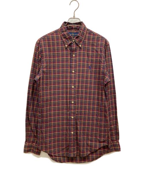 POLO RALPH LAUREN（ポロ・ラルフローレン）POLO RALPH LAUREN (ポロ・ラルフローレン) チェックシャツ ブラウン サイズ:SIZE Sの古着・服飾アイテム