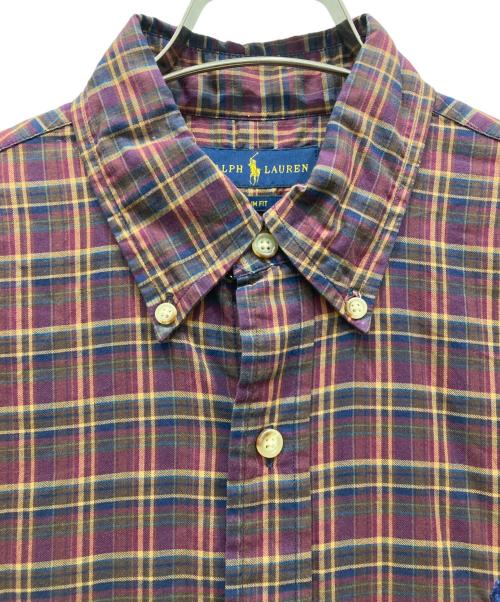 POLO RALPH LAUREN（ポロ・ラルフローレン）POLO RALPH LAUREN (ポロ・ラルフローレン) チェックシャツ ブラウン サイズ:SIZE Sの古着・服飾アイテム