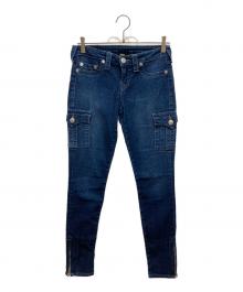 TRUE RELIGION（トゥルー レリジョン）の古着「裾ジップデニムパンツ」｜インディゴ