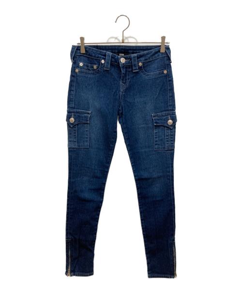 TRUE RELIGION（トゥルー レリジョン）TRUE RELIGION (トゥルー レリジョン) 裾ジップデニムパンツ インディゴ サイズ:SIZE 27の古着・服飾アイテム
